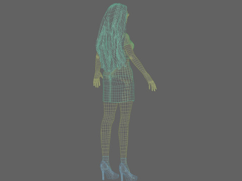 Stylized Pretty Woman V30835 Modelo 3D