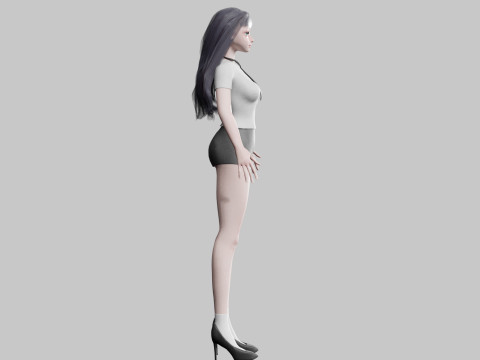 Sweet Basic Woman V31062 Modèle 3D