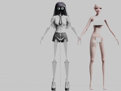 Sweet Basic Woman V31062 Modèle 3D