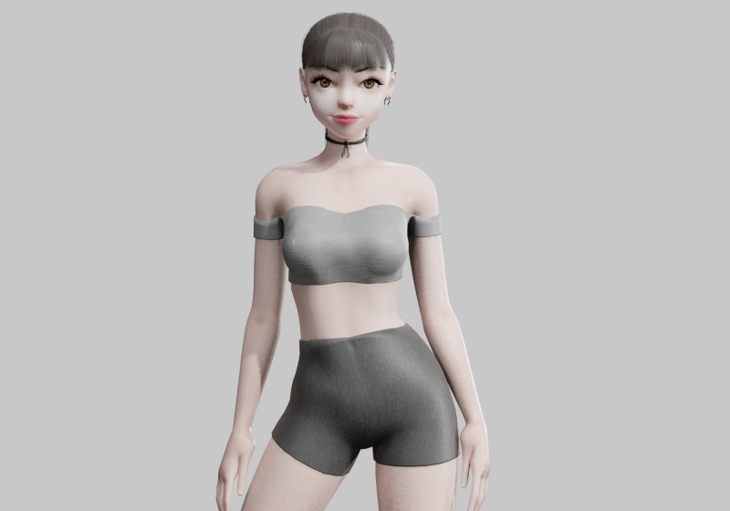Basic classic woman V14270 3D मॉडल .c4d .max .obj .3ds .fbx .stl .blend