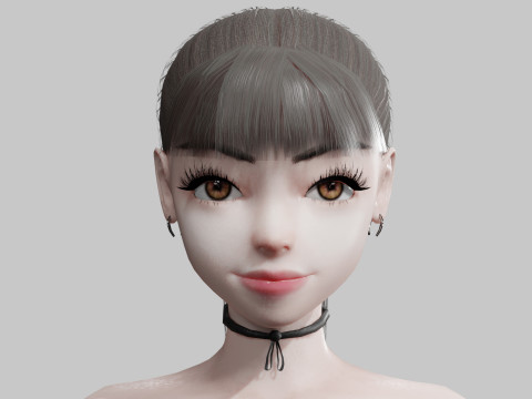 Basic classic woman V14270 3D मॉडल