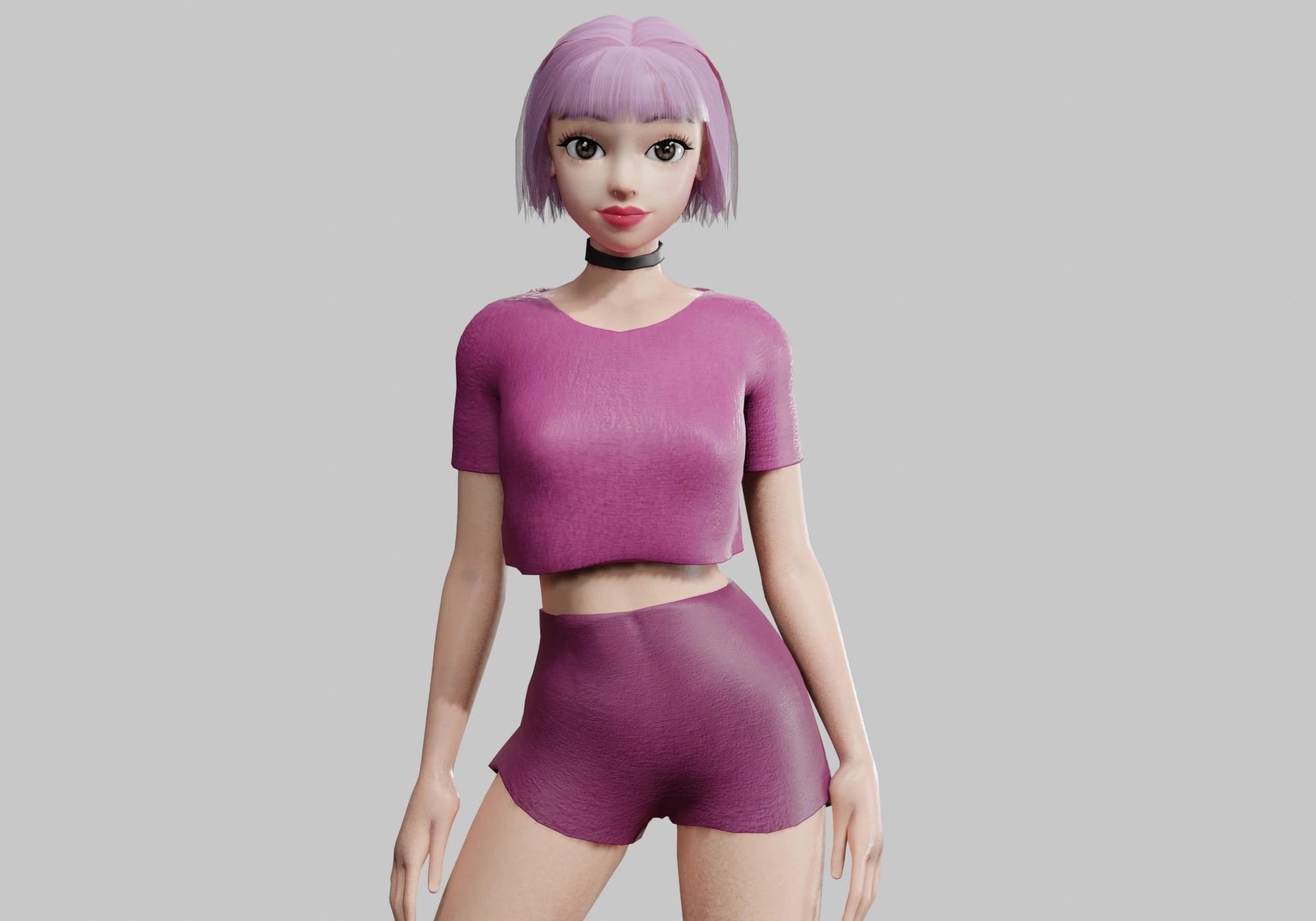Basic cool woman V22668 3D Model .c4d .max .obj .3ds .fbx .stl .blend 