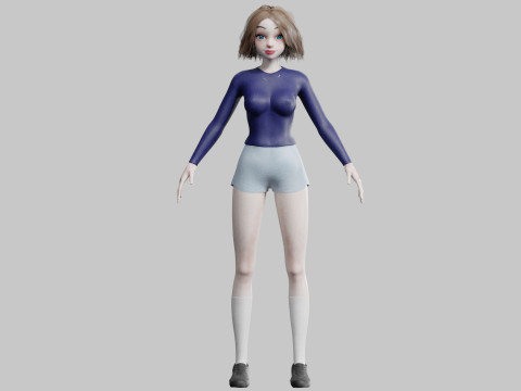 Basic Pretty Woman V26904 3D Model