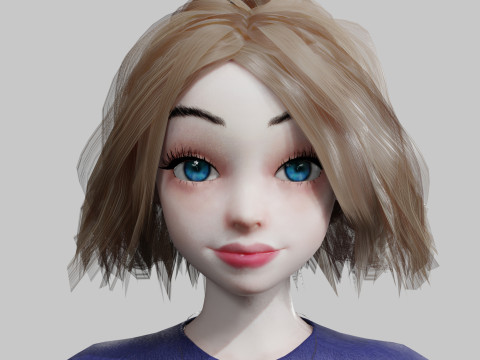 Basic Pretty Woman V26904 3D Model