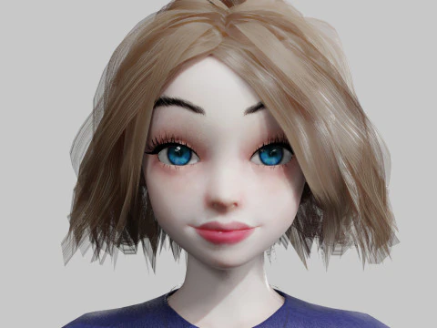 Basic Pretty Woman V26904 3D Model
