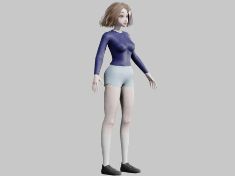 Basic Pretty Woman V26904 3D Model