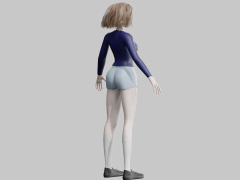 Basic Pretty Woman V26904 3D Model