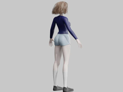 Basic Pretty Woman V26904 3D Model