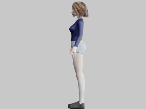 Basic Pretty Woman V26904 3D Model