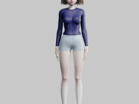 Basic Pretty Woman V26904 3D Model
