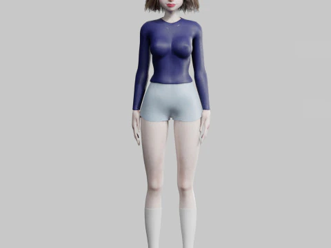 Basic Pretty Woman V26904 3D Model