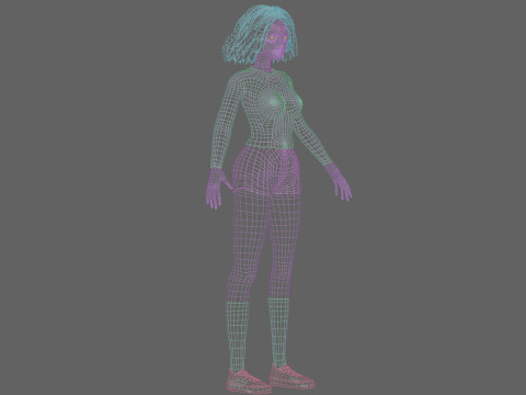 Basic Pretty Woman V26904 3D Model