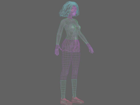 Basic Pretty Woman V26904 3D Model