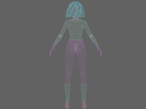 Basic Pretty Woman V26904 3D Model