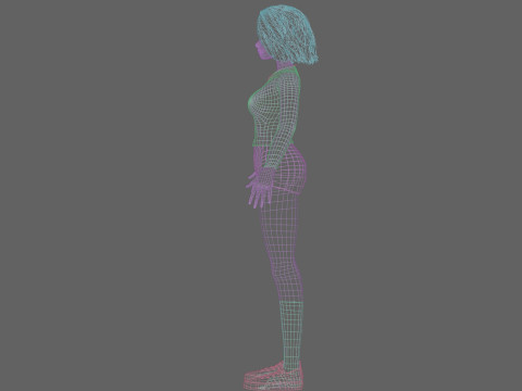 Basic Pretty Woman V26904 3D Model