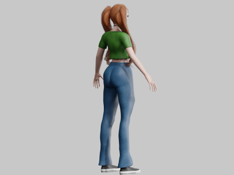 Basic Standard woman V23174 Model 3D
