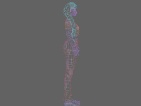 Basic Standard woman V23174 Model 3D
