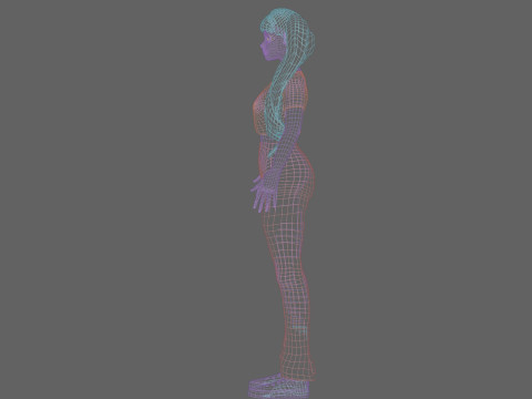 Basic Standard woman V23174 Model 3D