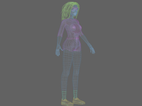 Beautiful Basic Woman V25861 Modelo 3D