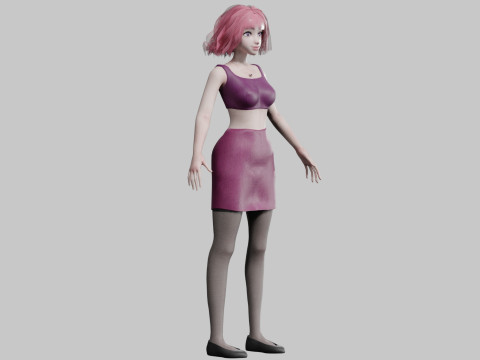 Classic Basic Woman V24823 Model 3D
