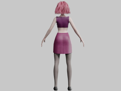 Classic Basic Woman V24823 Model 3D