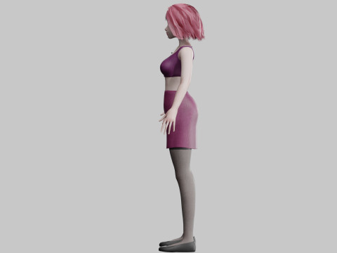 Classic Basic Woman V24823 Model 3D