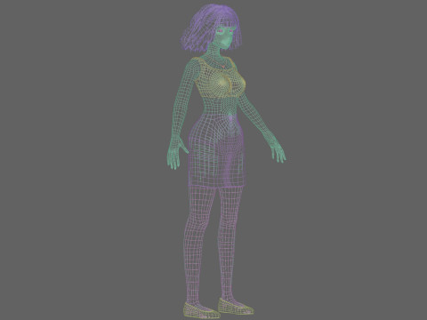 Classic Basic Woman V24823 Model 3D