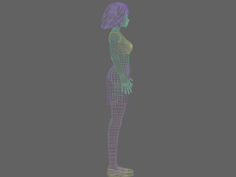 Classic Basic Woman V24823 Model 3D
