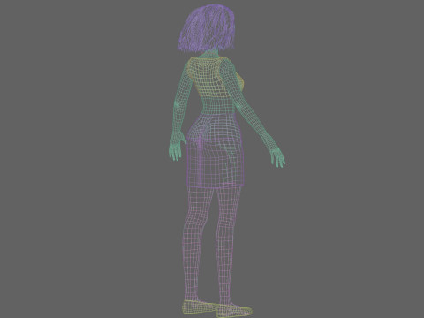 Classic Basic Woman V24823 Model 3D