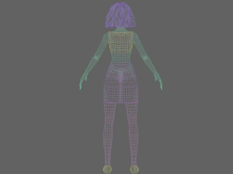 Classic Basic Woman V24823 3D Model