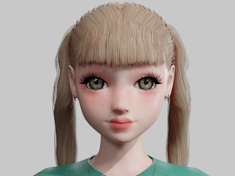 Pretty Basic Woman V20448 Modelo 3D
