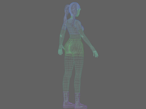 Pretty Basic Woman V20448 Modelo 3D