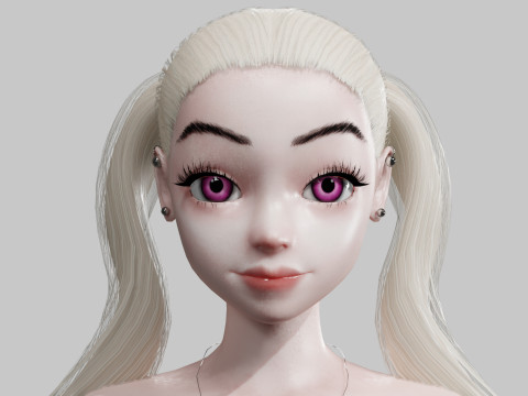 Pretty cute Woman V21862 Modelo 3D