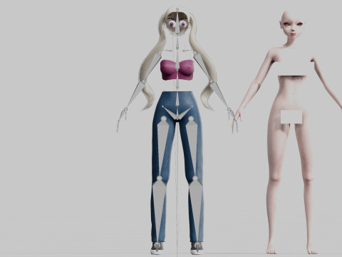 Pretty cute Woman V21862 Modelo 3D