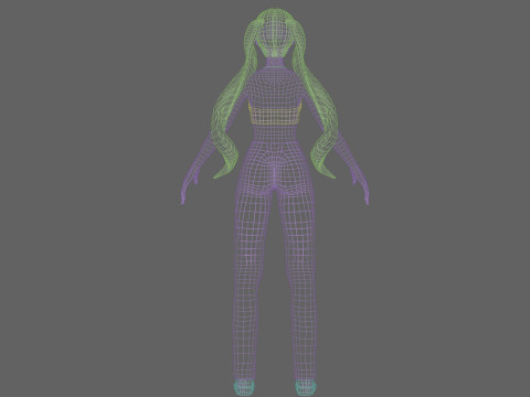 Pretty cute Woman V21862 Modelo 3D
