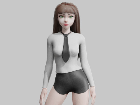 Pretty Standard Woman V26742 3D Model