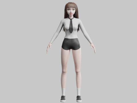 Pretty Standard Woman V26742 3D Модель