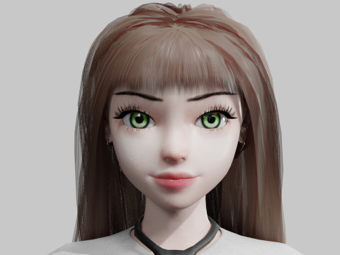 Pretty Standard Woman V26742 3D Модель