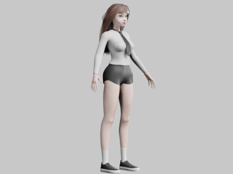 Pretty Standard Woman V26742 3D Модель