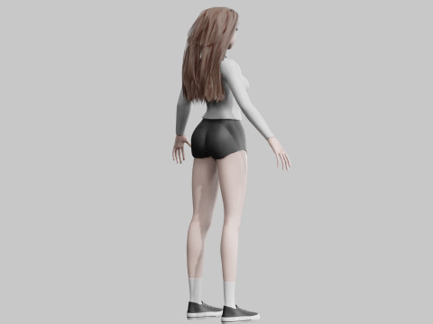 Pretty Standard Woman V26742 3D Модель