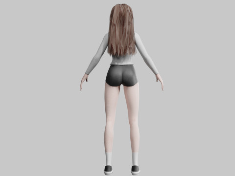 Pretty Standard Woman V26742 3D Модель