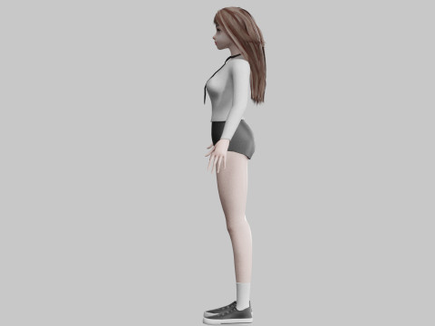 Pretty Standard Woman V26742 3D Модель