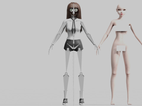 Pretty Standard Woman V26742 3D Модель
