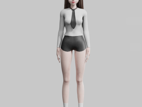 Pretty Standard Woman V26742 3D Модель