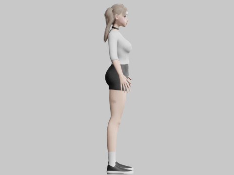 Standard Basic Woman V17164 3Dモデル