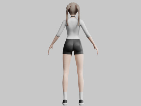 Standard Basic Woman V17164 3Dモデル