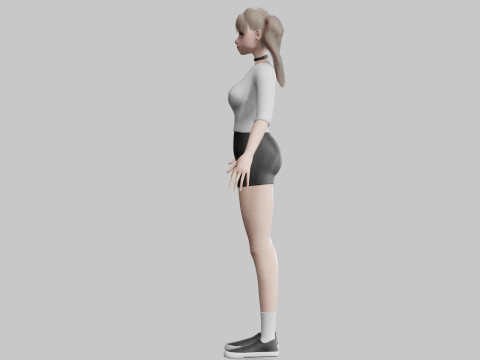 Standard Basic Woman V17164 3Dモデル