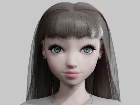 Standard Pretty woman V25179 3D Model