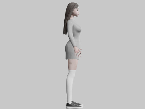 Standard Pretty woman V25179 3D-Modell