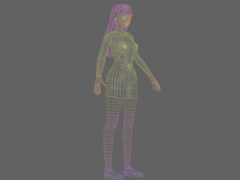 Standard Pretty woman V25179 3D-Modell